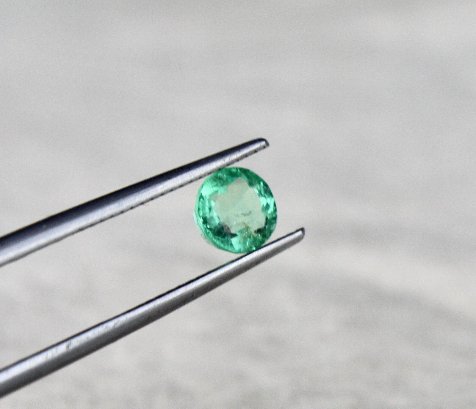 Natural Colombian Emerald 1.76 Ct Pear Oval Gemstone Pendant Ring 2 Pcs