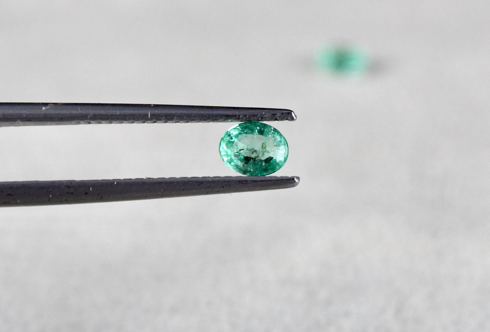 Natural Colombian Emerald Oval 3 Pcs 1.31 Ct Gemstone Designing Jewels