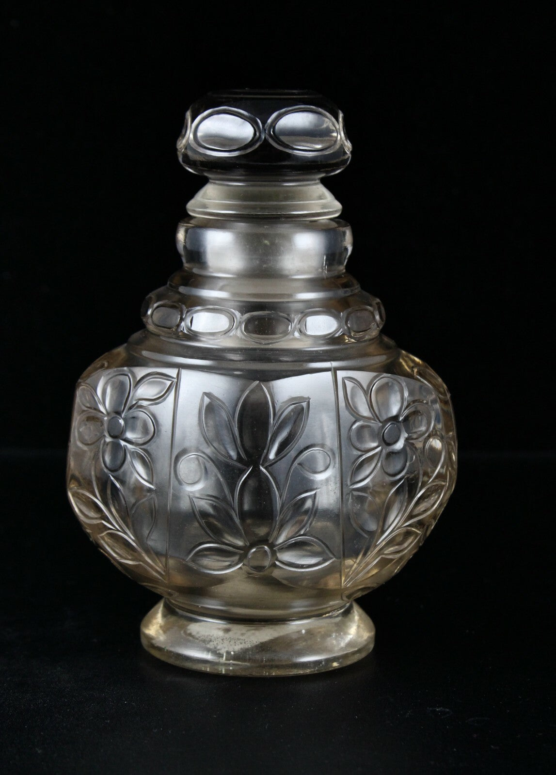 Certified Unique Natural Smoky Quartz 2400ct Handcrafted Perfume Bottle Decor