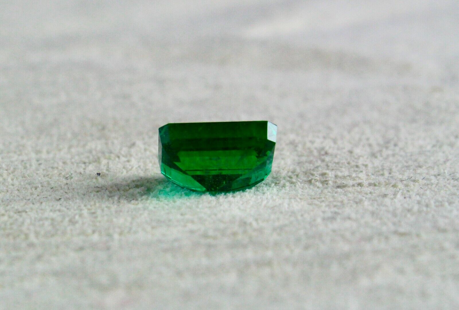 TOP NATURAL EMERALD OCTAGON CUT 3.85 CARAT 11X8MM PRECIOUS GEMSTONE RING PENDANT