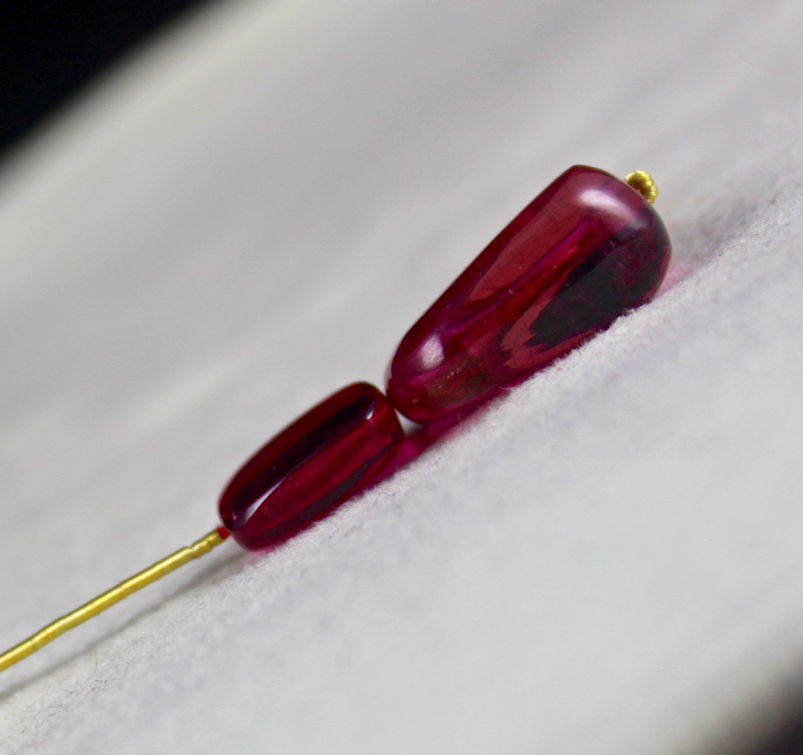 Certified Natural Pink Tourmaline 41.50 Ct Drilled Cabochon Beads Pendant