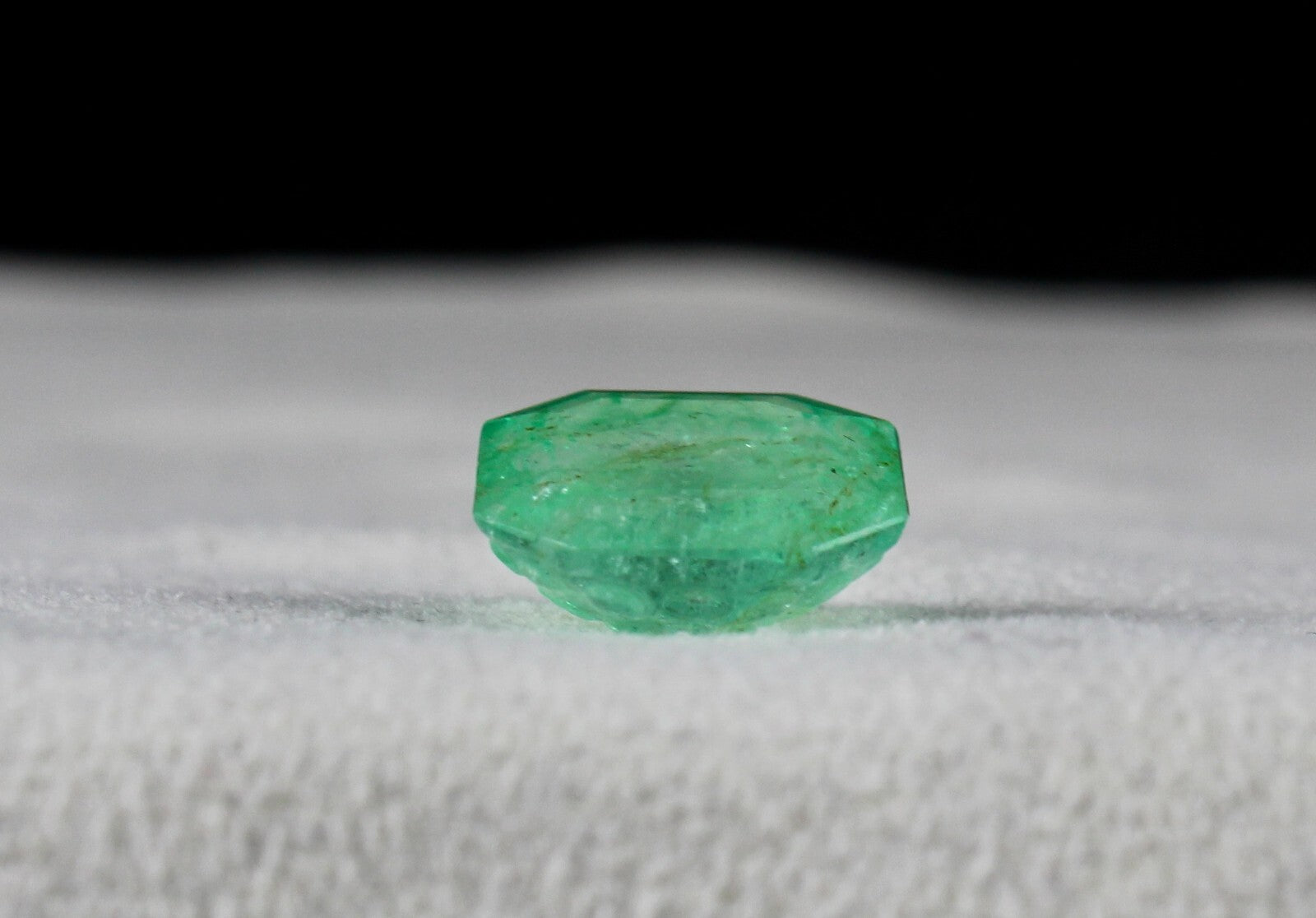 Certified Natural Colombian Emerald 8.36ct Octagon Cut Gemstone Ring Pendant