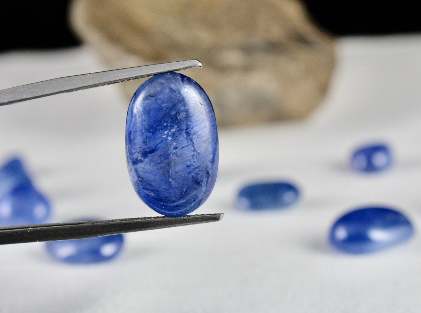 Certified Natural Blue Sapphire Cabochon 156.87 Ct Gemstone Set 12 Pc