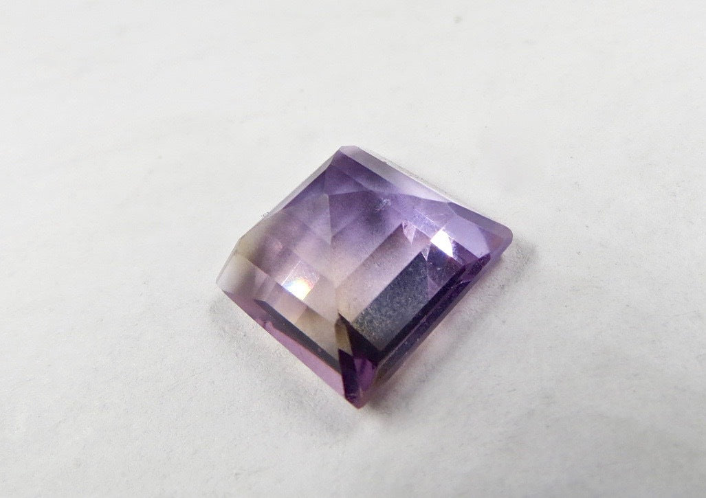 15mm Natural Ametrine 15.20ct Square Gemstones For Ring Designing