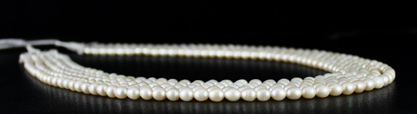 Genuine Fresh Water Pearl Beads Long 607ct Gemstone Fashion Necklace