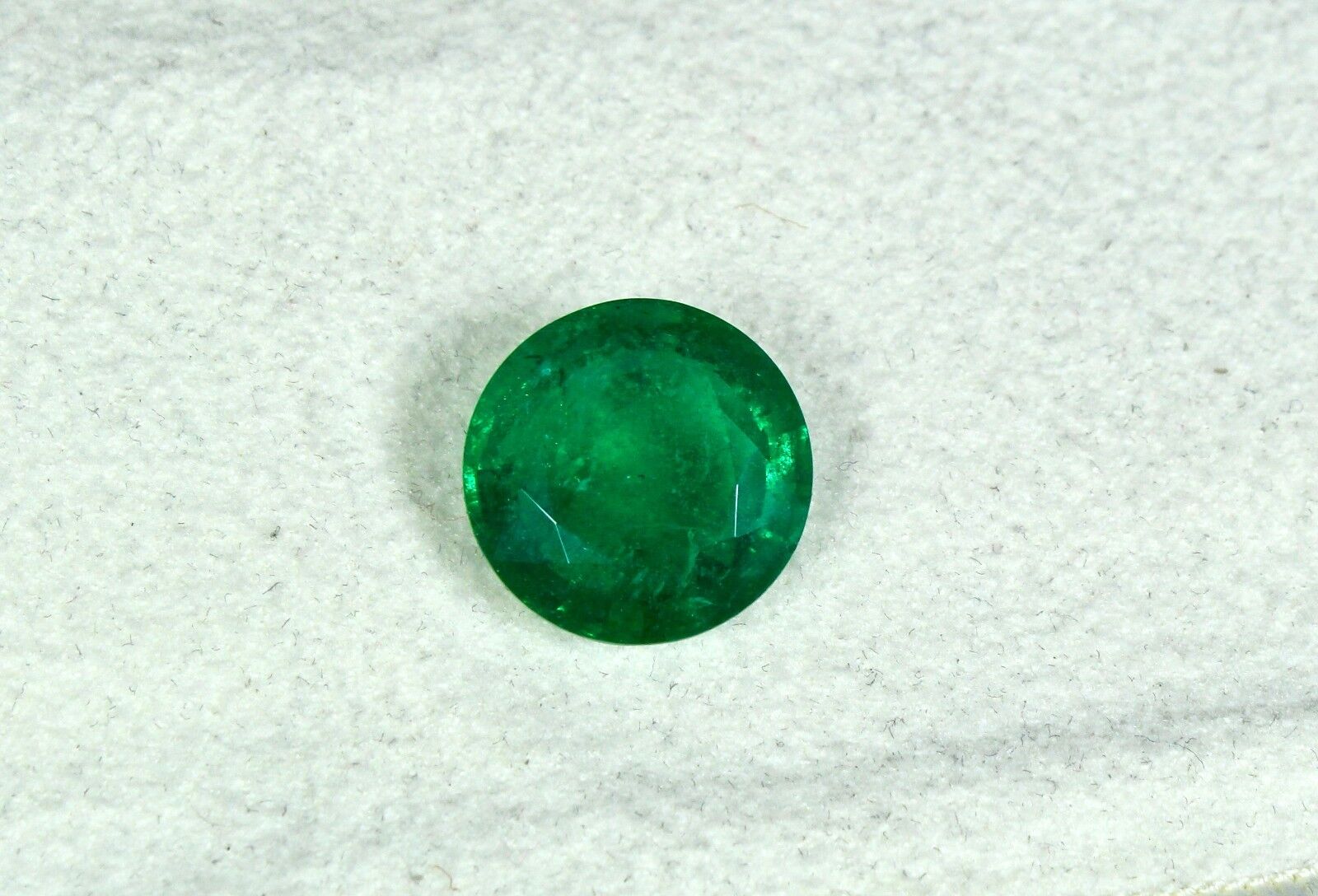 Certified Natural Emerald Round Cut 15mm 10.20 Ct Loose Gemstone Ring Pendant