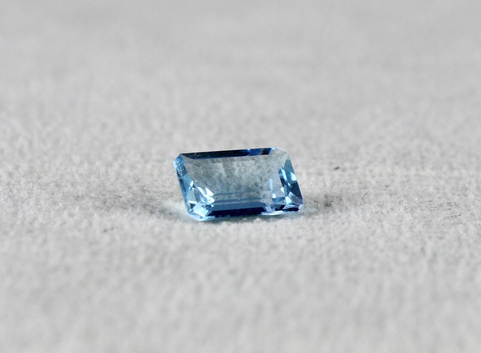 9x6 MM NATURAL BLUE AQUAMARINE OCTAGON CUT 1.56 CARATS GEMSTONE RING PENDANT