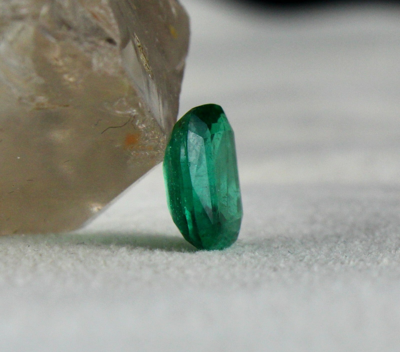 Certified Natural Zambian Emerald 3.01 Ct Cushion Cut Gemstone For Ring Pendant