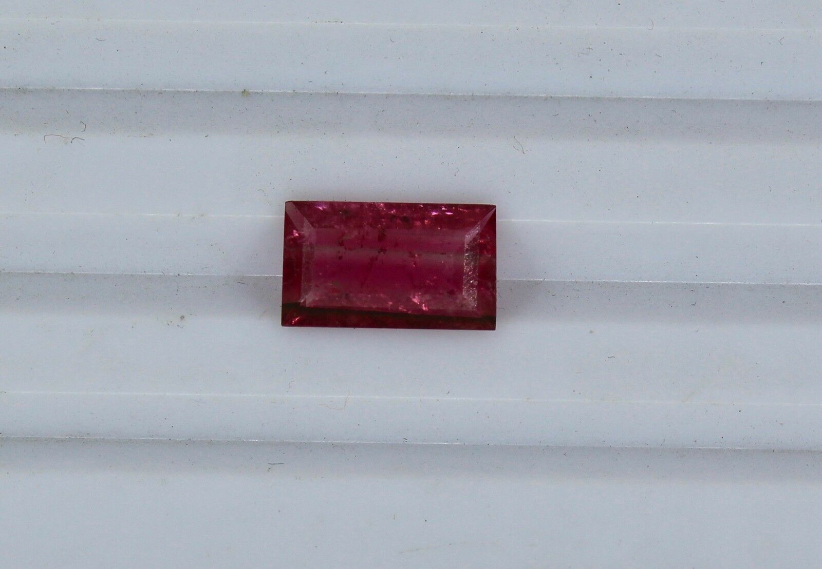 NATURAL MULTI PINK TOURMALINE RECTANGLE CUT 3.48 CTS GEMSTONE FOR RING PENDANT