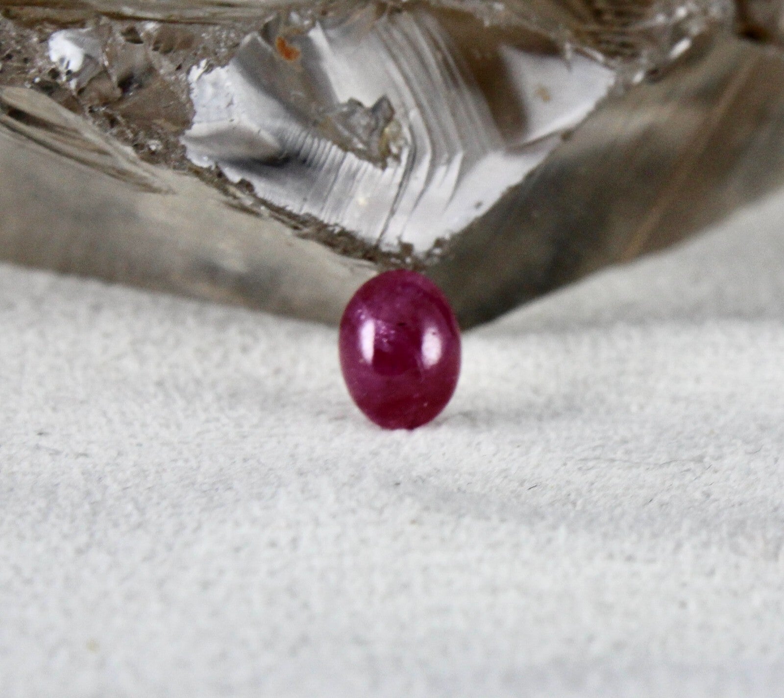 Certified Natural Unheated Ruby 8x6 Mm Oval Cabochon 55.55ct Bracelet