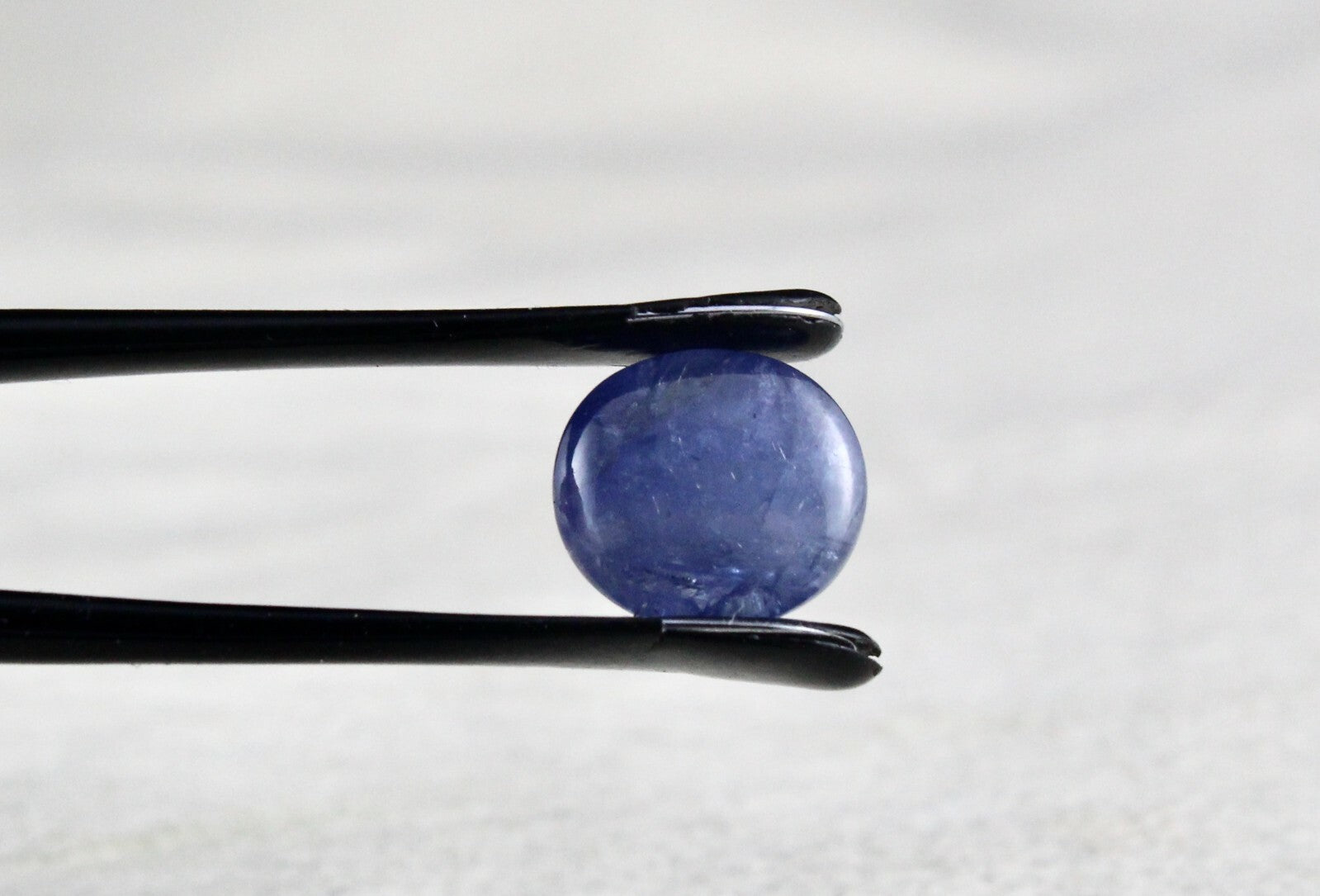 Certified Natural Blue Sapphire 7.11 Ct Oval Cabochon Gem Ring Pendant Silver