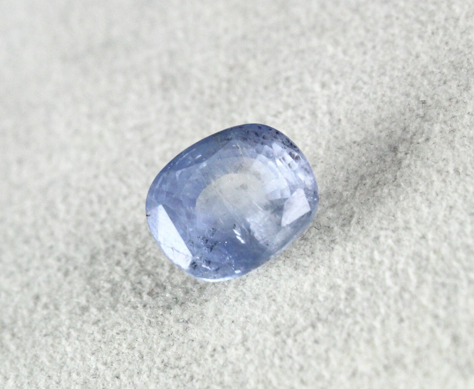 Certified Natural Unheat Blue Sapphire 13.10 Ct Cushion Cut Gemstone Design Ring