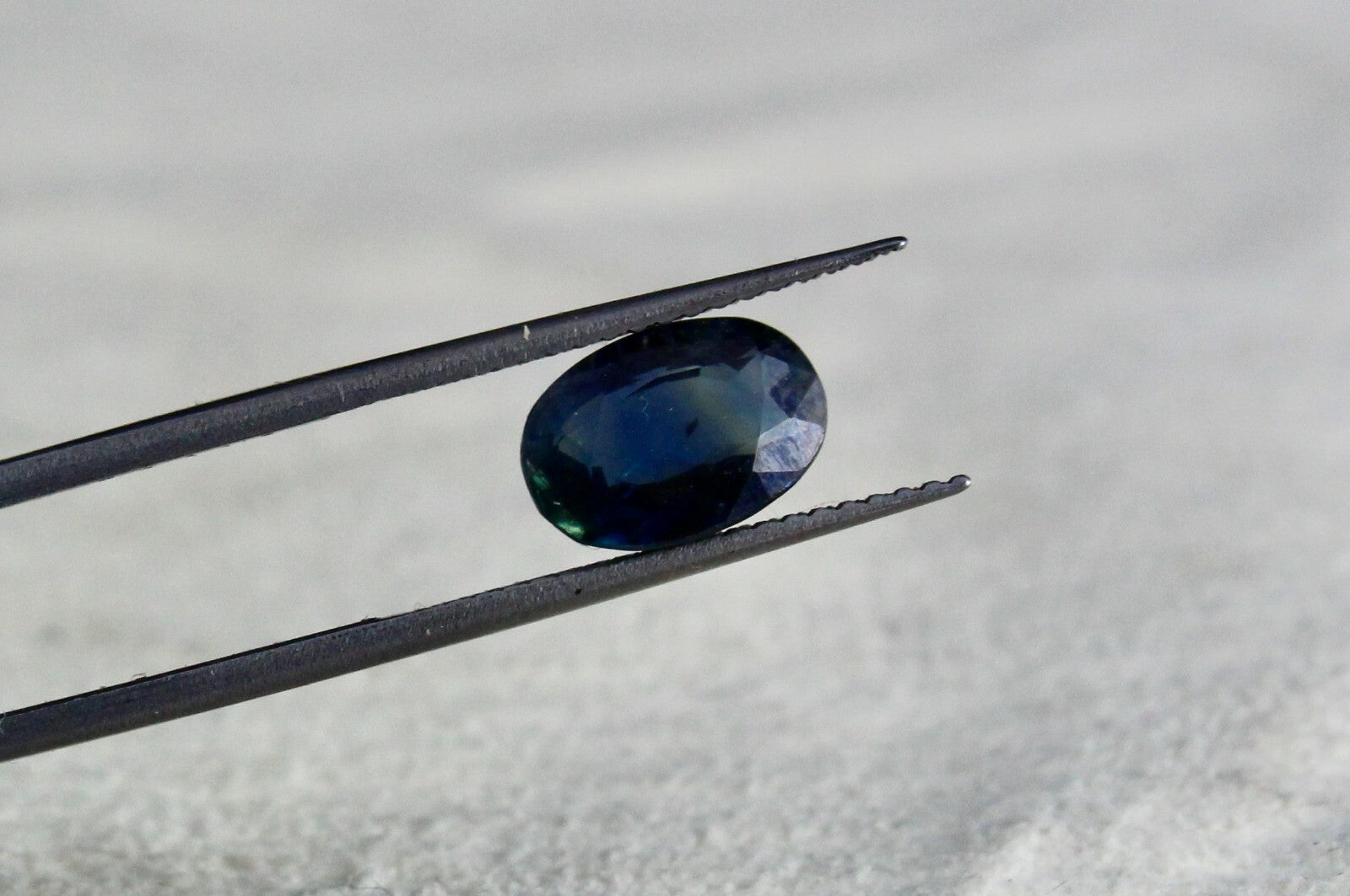 2.44 Ct Natural Unheat Blue Sapphire Oval Cut Loose Gem For Ring/pendant