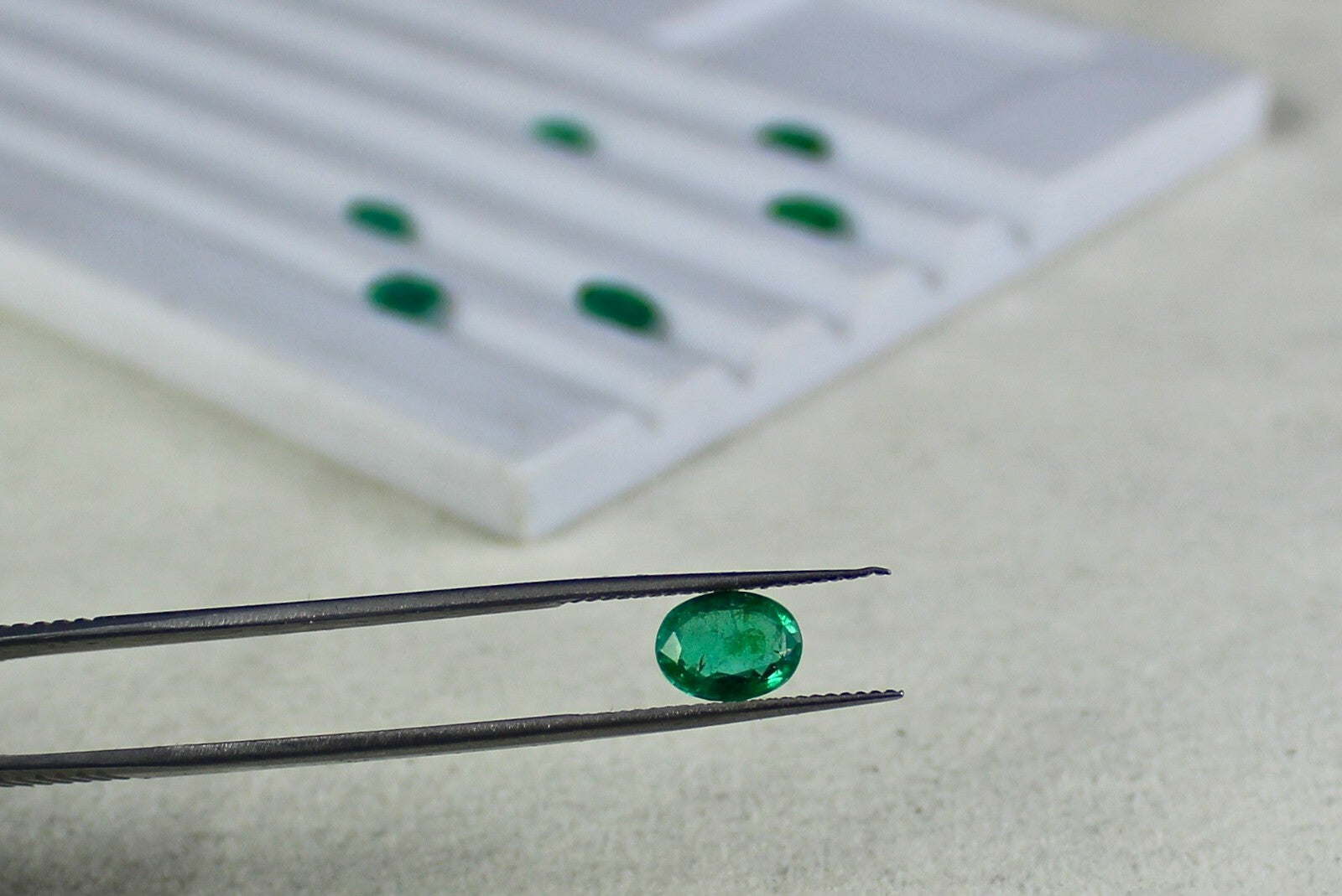 Certified Natural Emerald 7 Pc Set Oval Cut 5.05 Ct Loose Gemstone For Designing