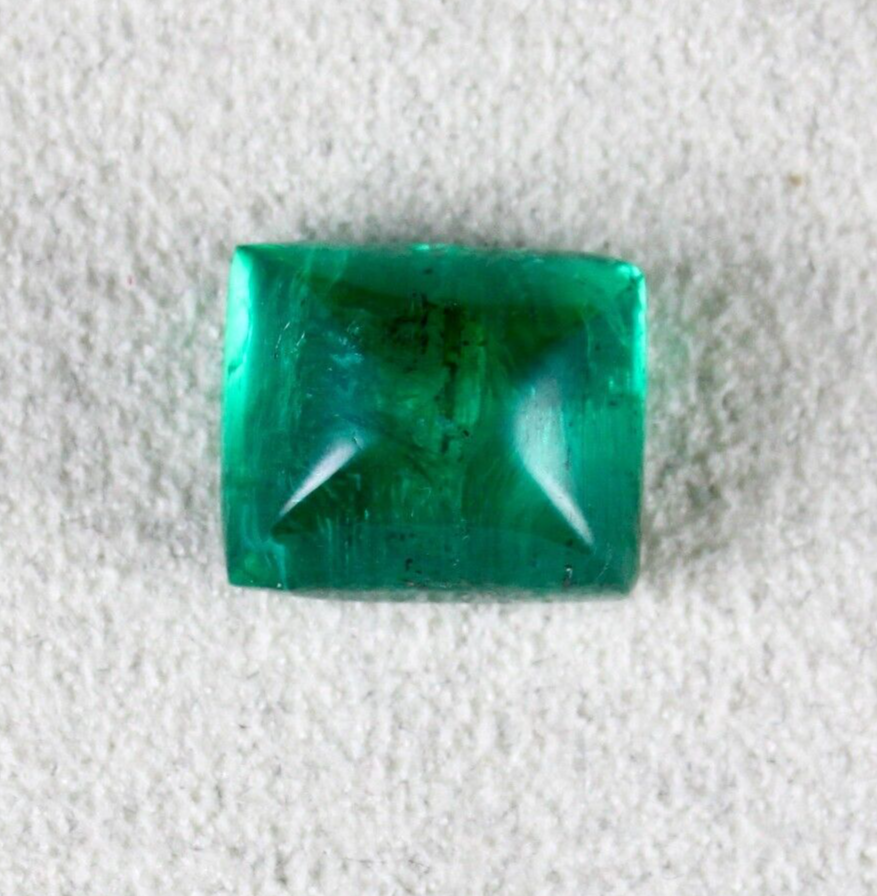 Certified Gsi Natural Zambia Emerald 6.98ct Sterling Silver Ring Pendant