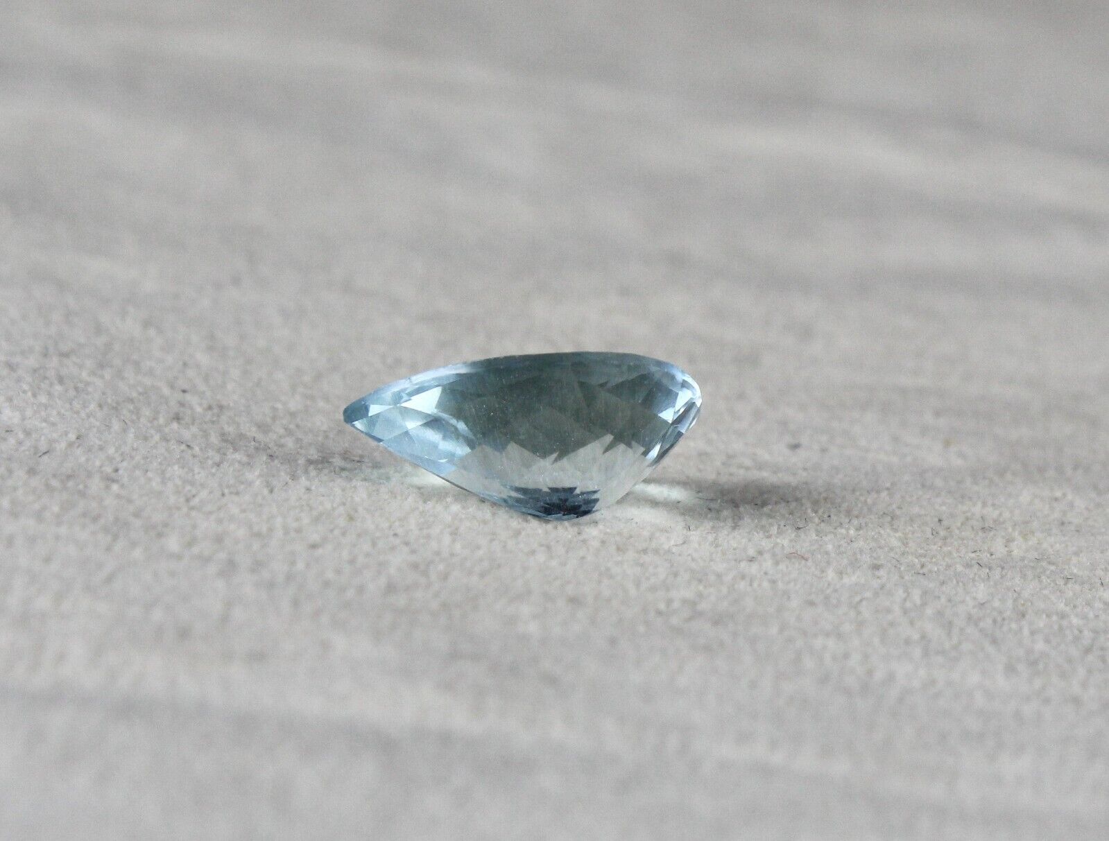 FINEST NATURAL BLUE AQUAMARINE PEAR CUT 4.51 CARATS GEMSTONE FOR RING PENDANT