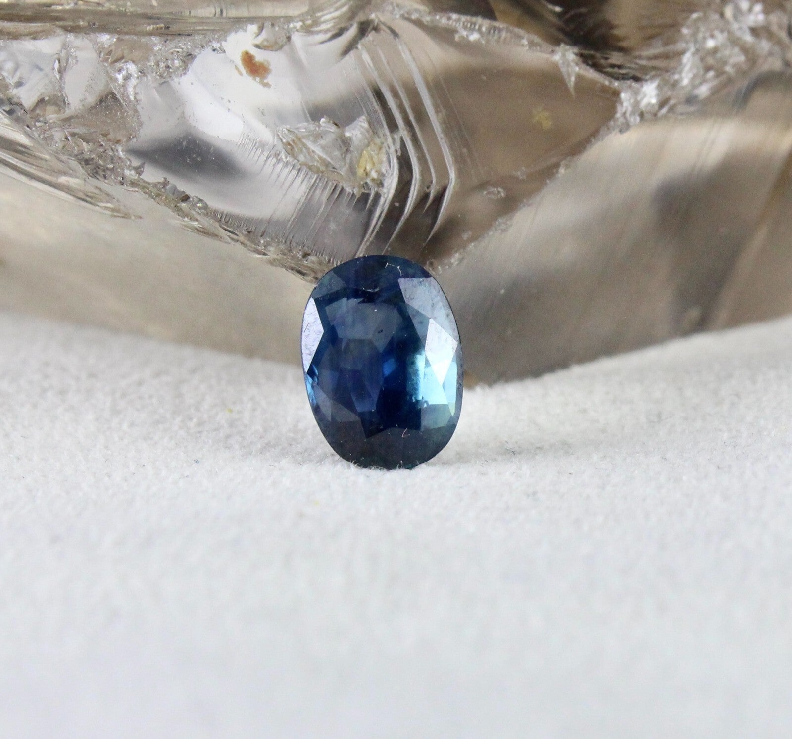 Certified Natural Blue Sapphire 3.66 Ct Oval Gemstone Ring Pendant Loose Stone