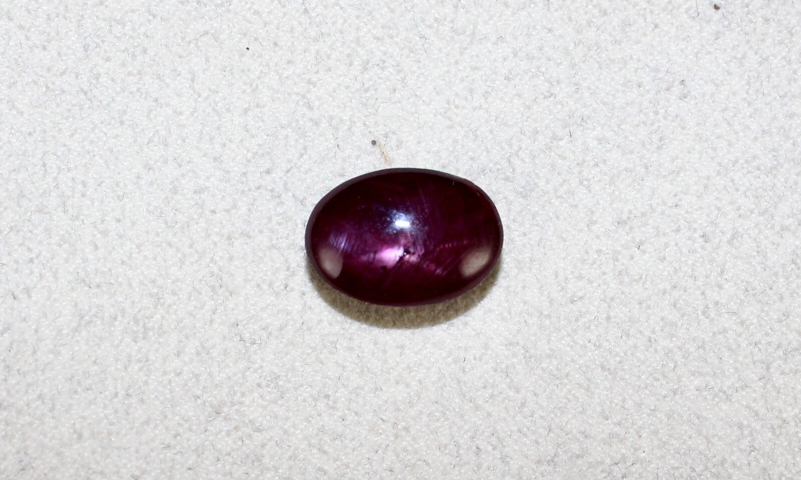 Certified Natural Ruby Star 6 Line Oval Cabochon 14x10mm 8.53 Ct Gemstone