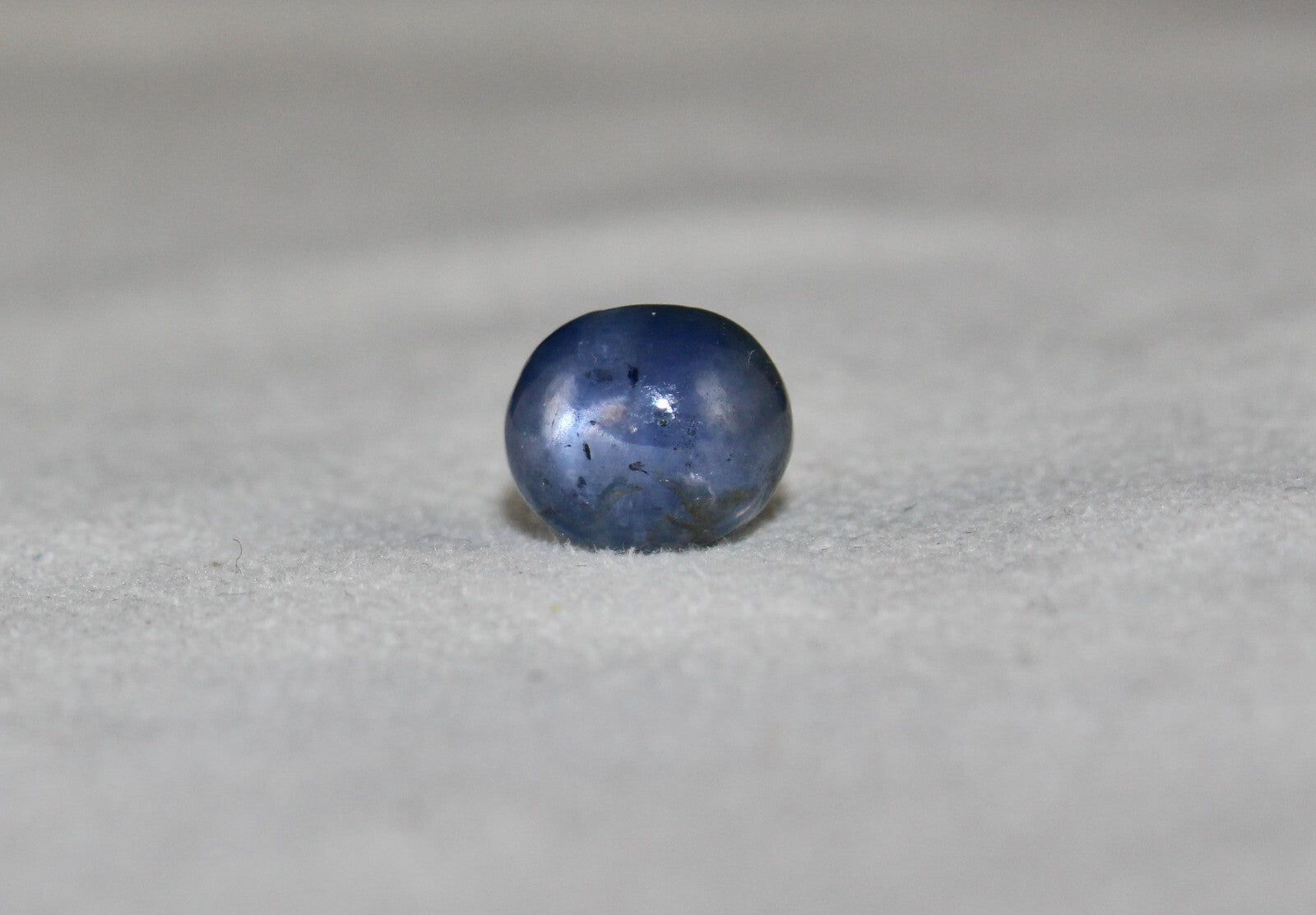 Certified Natural Blue Sapphire  5.78 Ct Star Oval Cabochon Ring Pendant