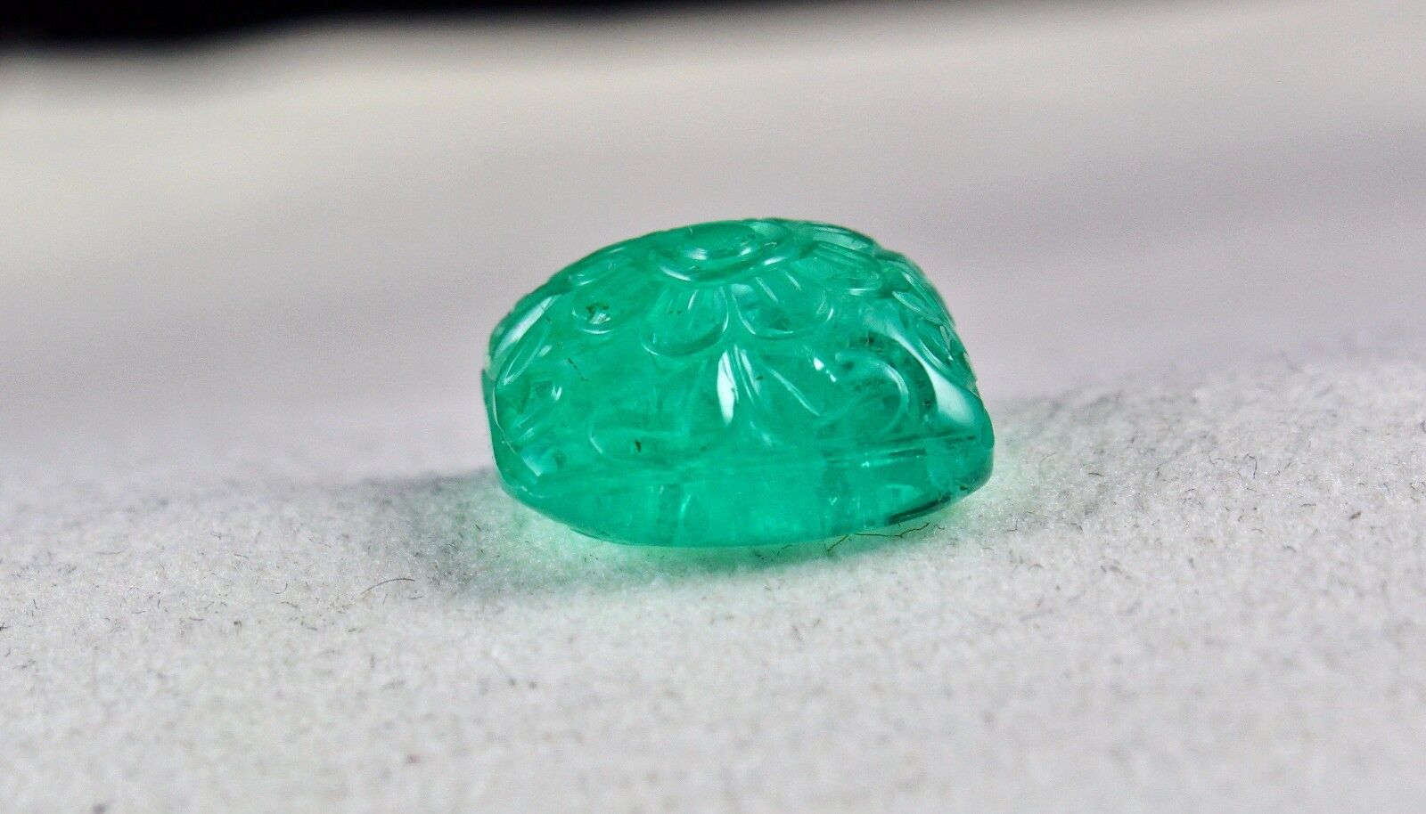 Natural Emerald Mughal Engraved 16mm Square 18.60 Ct Gemstone For Ring Pendant