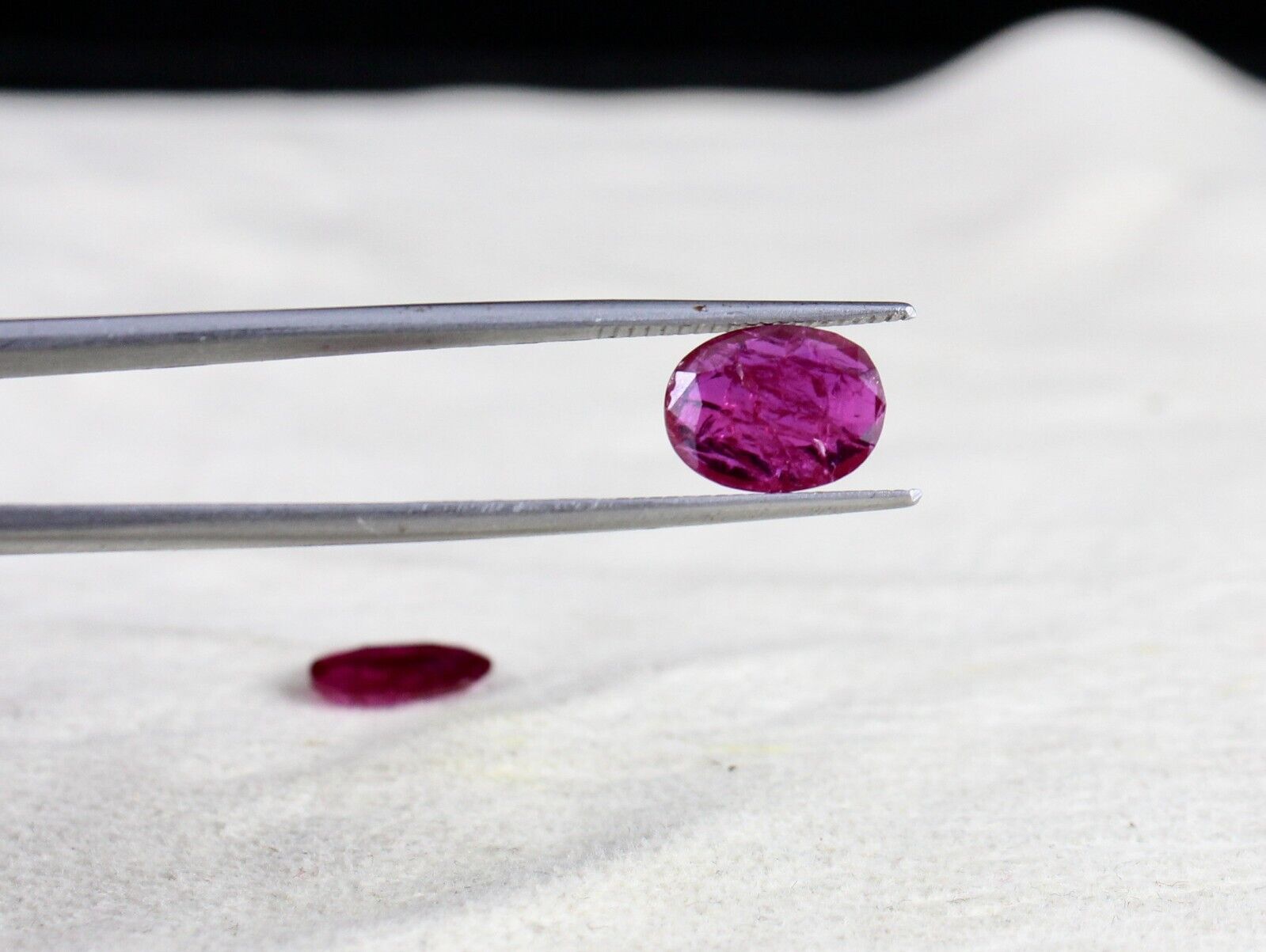 NATURAL RUBY OVAL CUT 4.92 CTS MOZAMBIQUE NOHEAT GEMSTONE PAIR DESIGNING EARRING