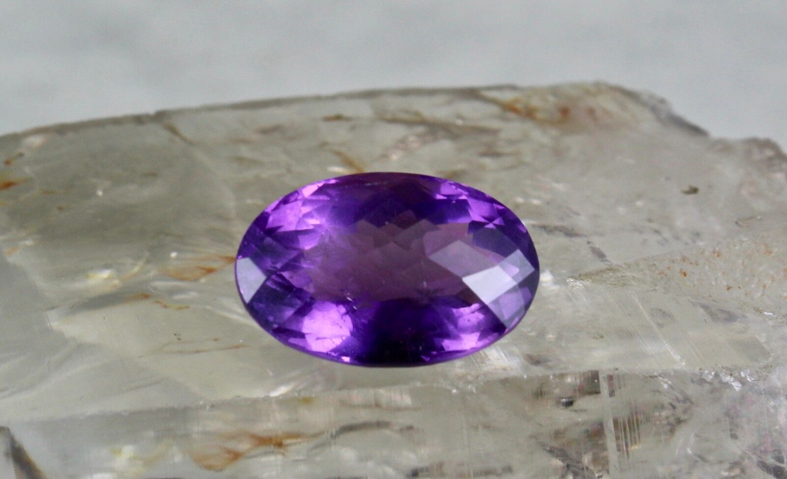  TOP QUALITY NATURAL AMETHYST OVAL CUT 24.93 CTS GEMSTONE FOR PENDANT RING