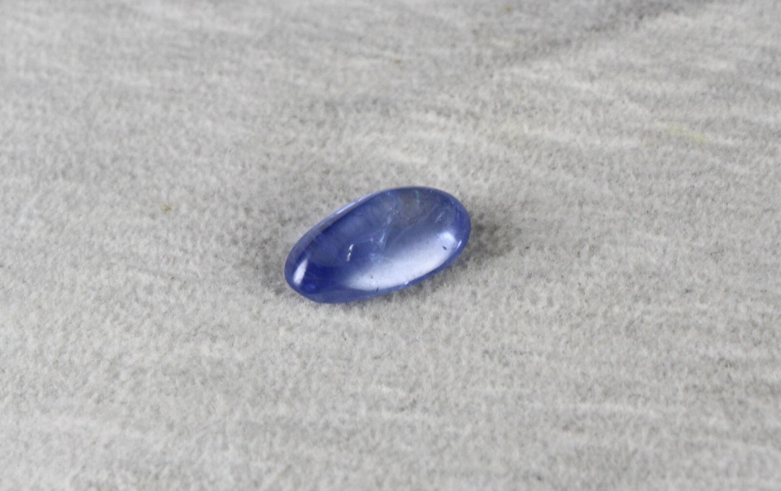 Certified Natural Blue Sapphire 6.87 Ct Oval Cabochon Gem For Ring Pendant