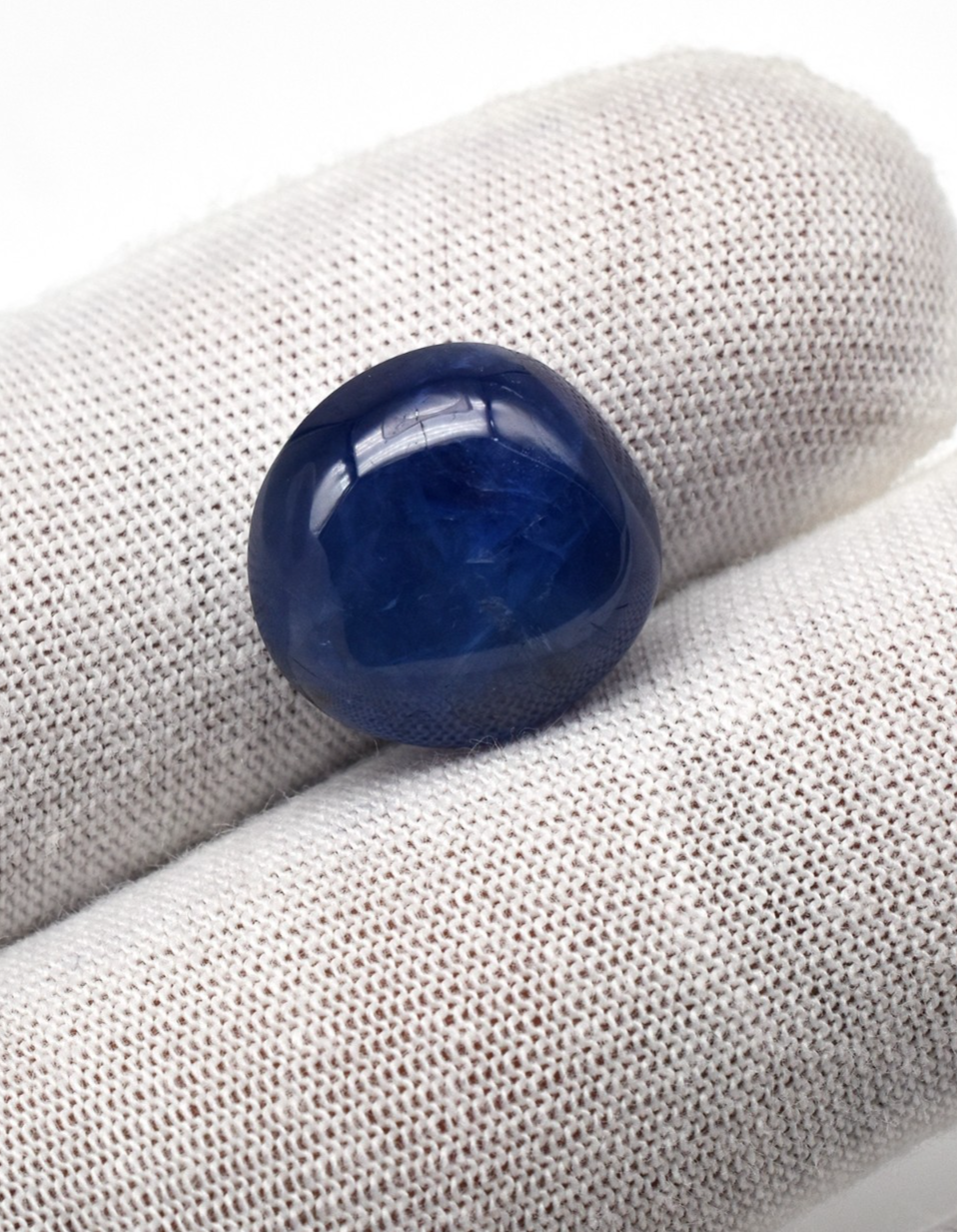 Certified Natural Blue Sapphire 12.44 Ct Cabochon Gemstone Ring Pendant Design