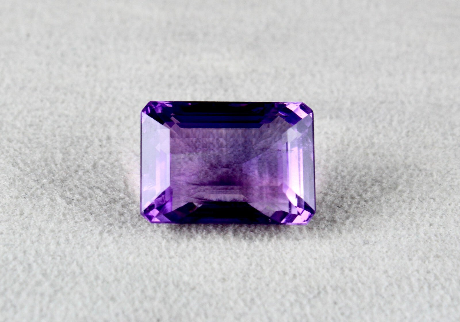 Natural Purple Amethyst 35.15ct Octagon Cut 22x15mm Gemstone For Pendant/ring