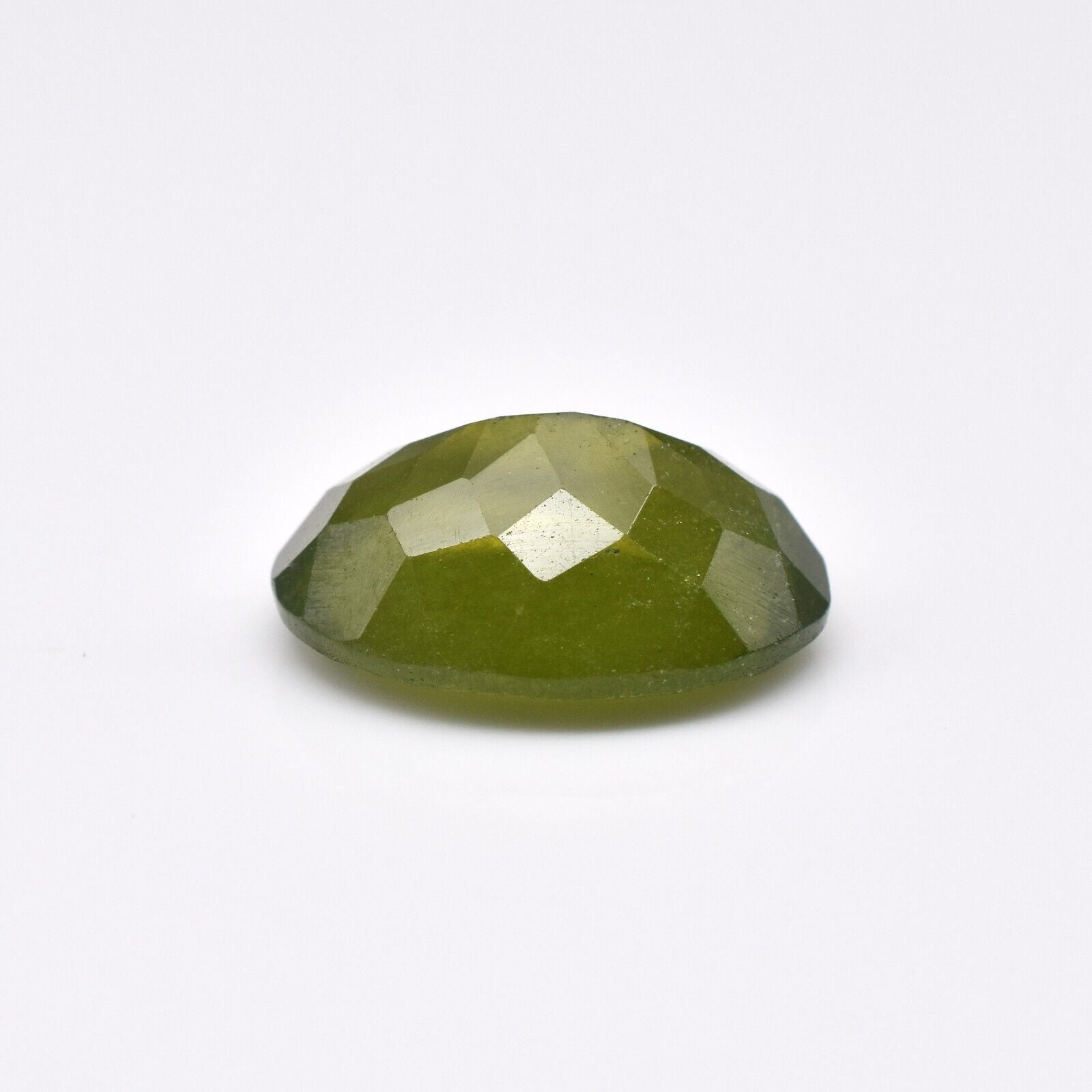 Natural Green Vesuvianite Idocrase Oval 15x12 mm 9.54 Ct Gemstone Ring Pendant