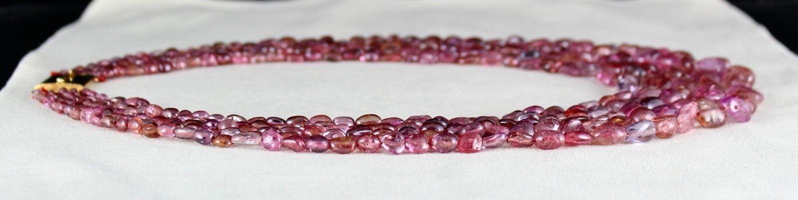 Certified Antique Spinel 720 Ct Sapphire Tourmaline Beads Stone Necklace