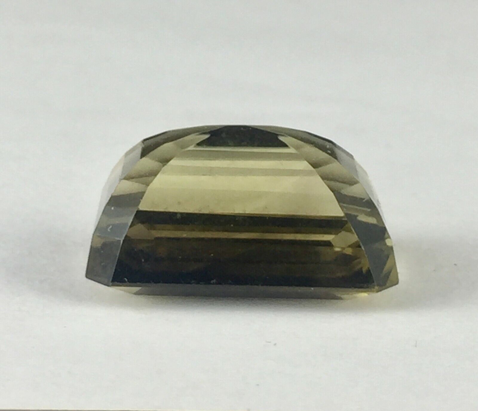 Natural Lemon Smoky Quartz Octagon Cut 22x17 mm 38.10 Cts Big Gemstone Pendant