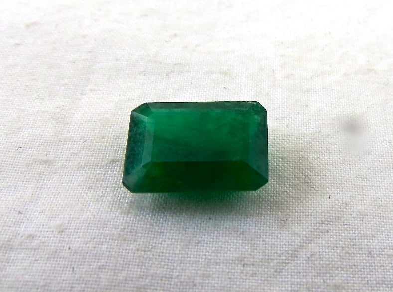Certified Natural Emerald 12x9mm 3.71ct Octagon Gemstone For Ring/pendant