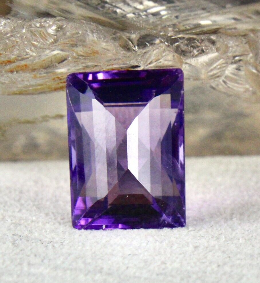 Natural Amethyst 19.91 Ct Fancy Octagon Gemstone For Ring Pendant