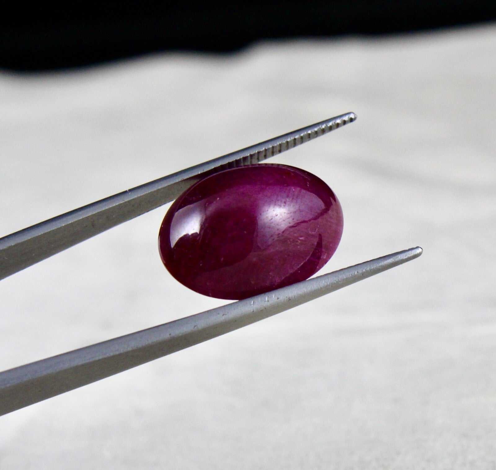 Certified Natural Ruby Oval Cabochon 22.91ct Sterling Silver Gemstone Pendant