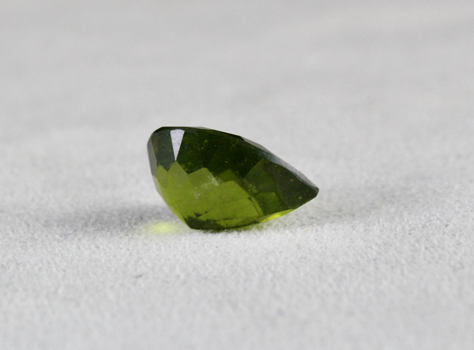 Natural Green Vesuvianite Idocrase Pear 18x13mm 14.51ct Gemstone Ring Pendant