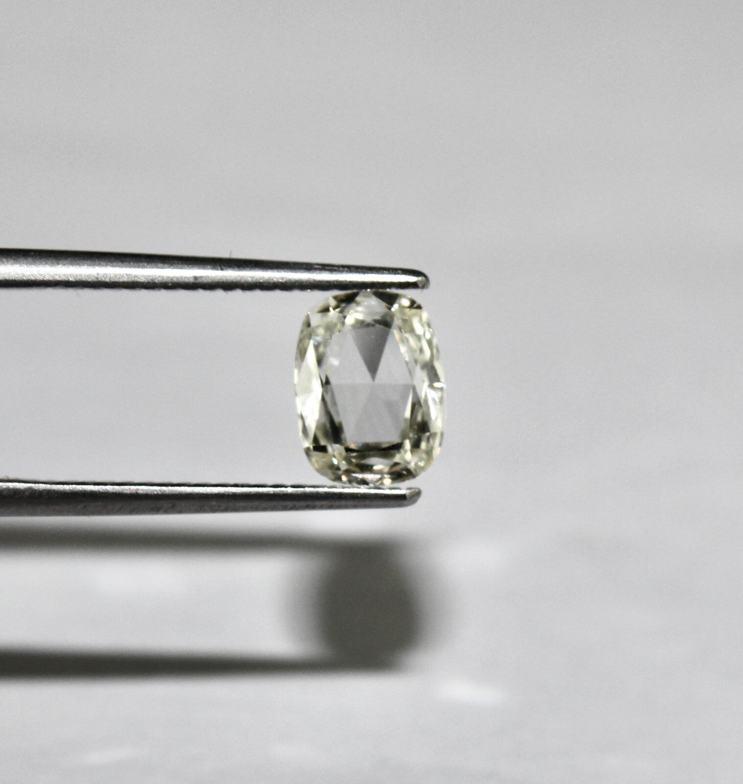 Certified Natural Rose Cut Diamond 1.22 Ct Cushion Oval Stone For Ring Pendant