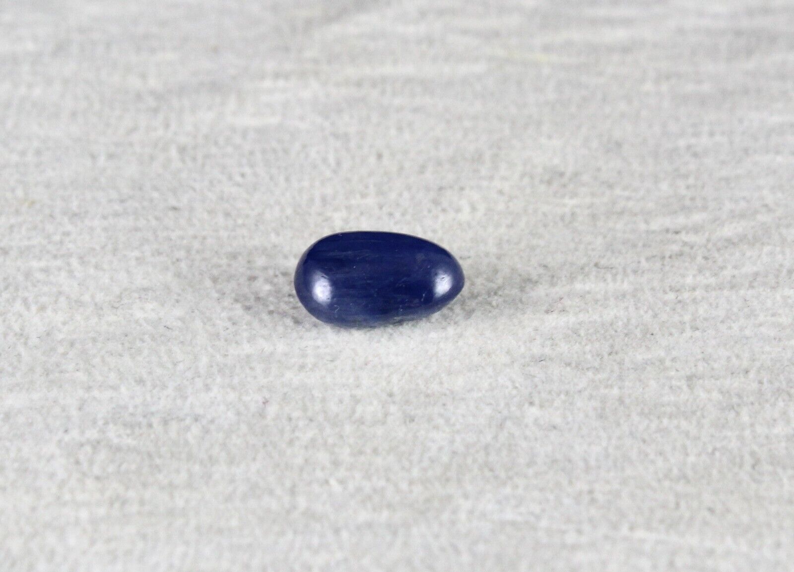 Certified Natural Blue Sapphire Oval Cabochon 5.72 Carats Gemstone Ring Pendant