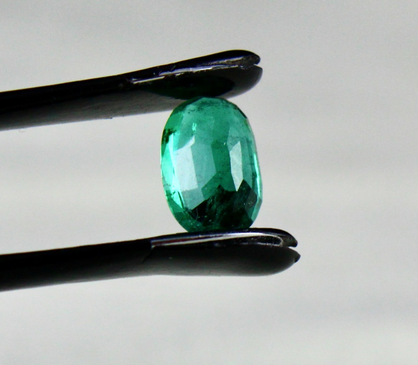 Certified 7x5 Mm Oval Emerald 0.66 Ct Zambian Untreated Gemstone Ring, Pendant