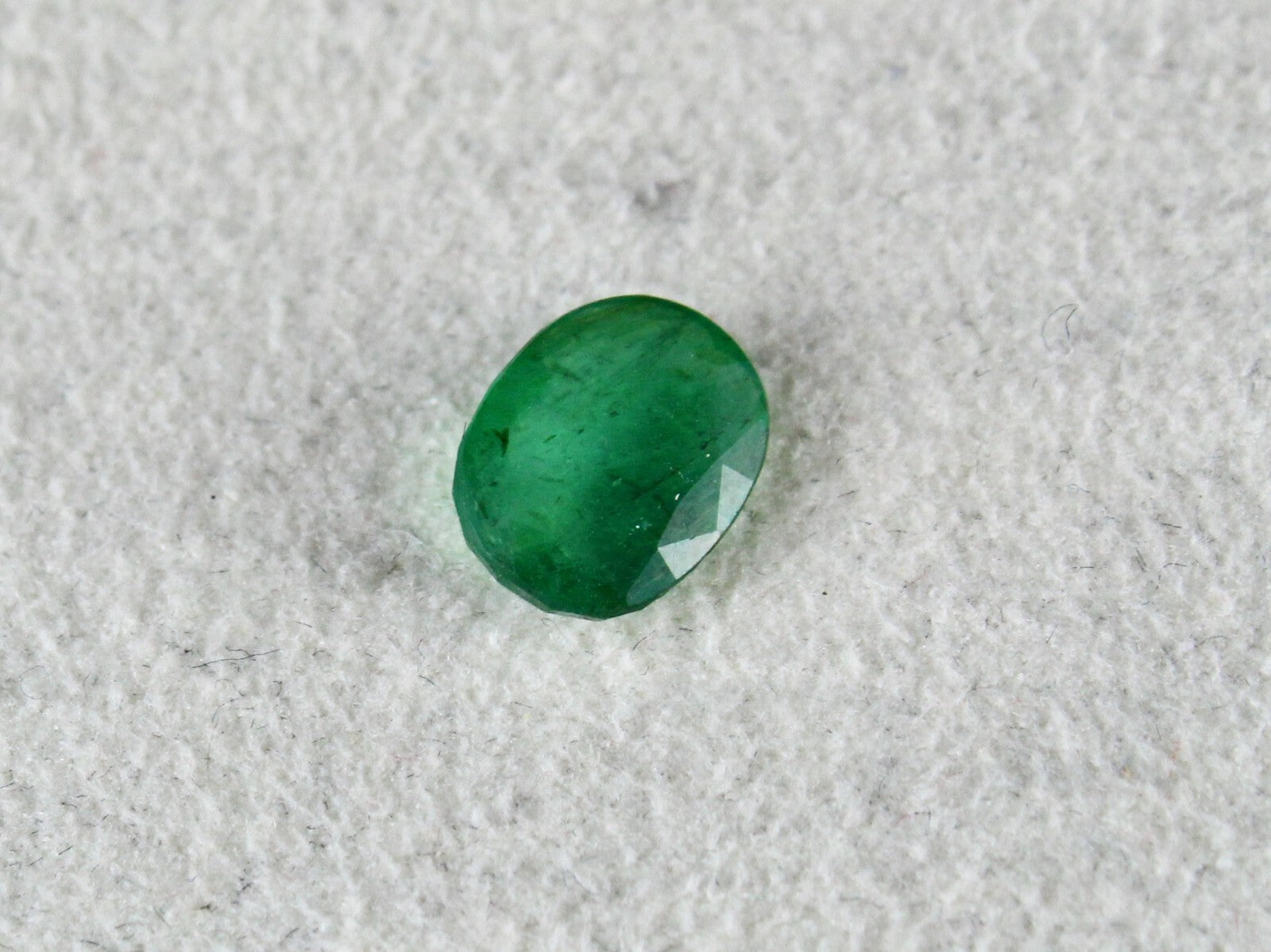 9x7mm Oval Emerald 1.22ct Zambian Untreated Gemstone Ring Pendant