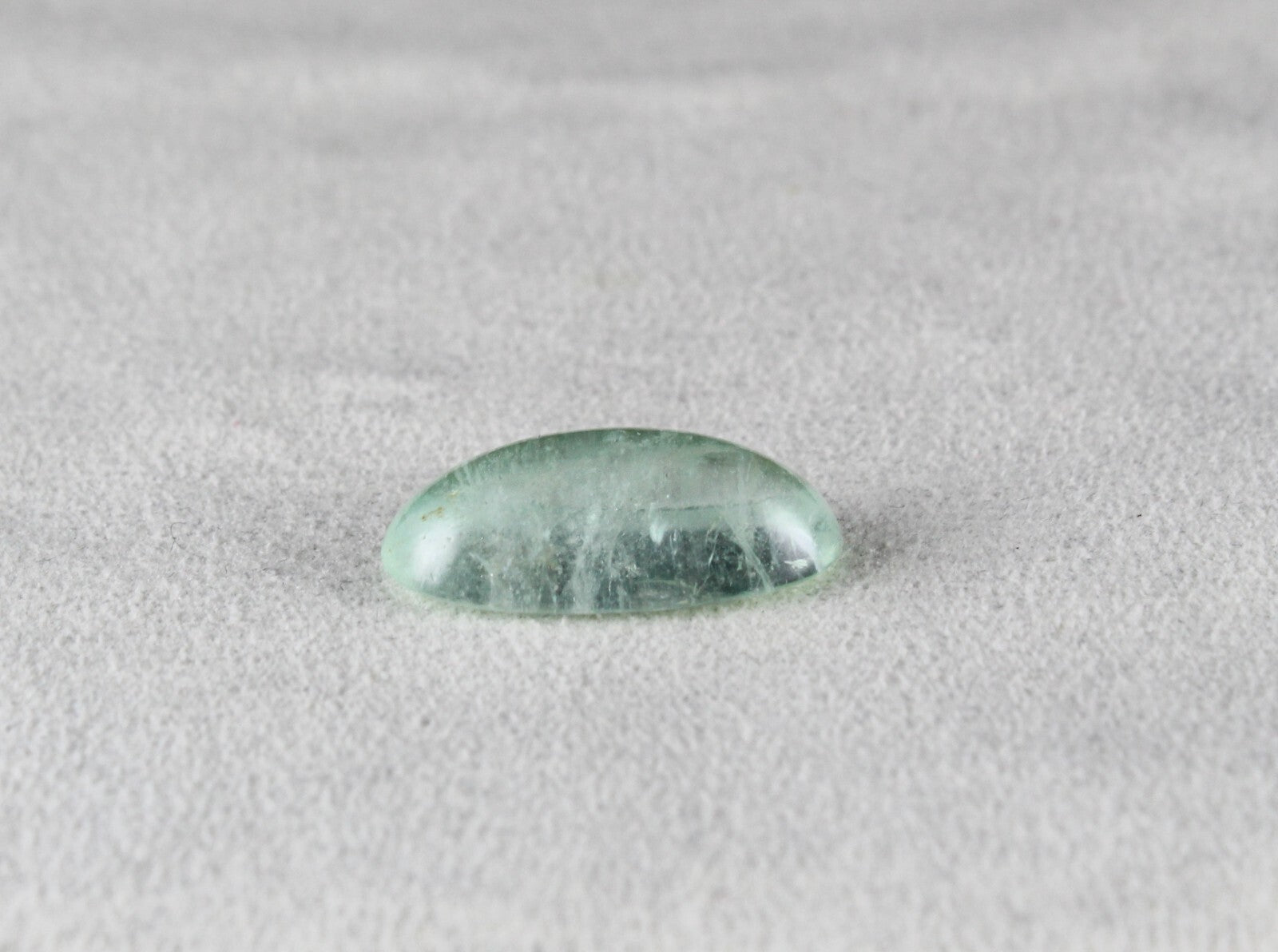 Certified Natural Colombian Beryl Emerald 17.63 Ct Oval Cabochon Ring Pendant