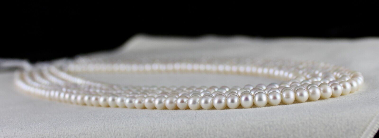 GENUINE FRESH WATER PEARL BEADS ROUND 5 L 525 CARATS GEMSTONE FASHION NECKLACE