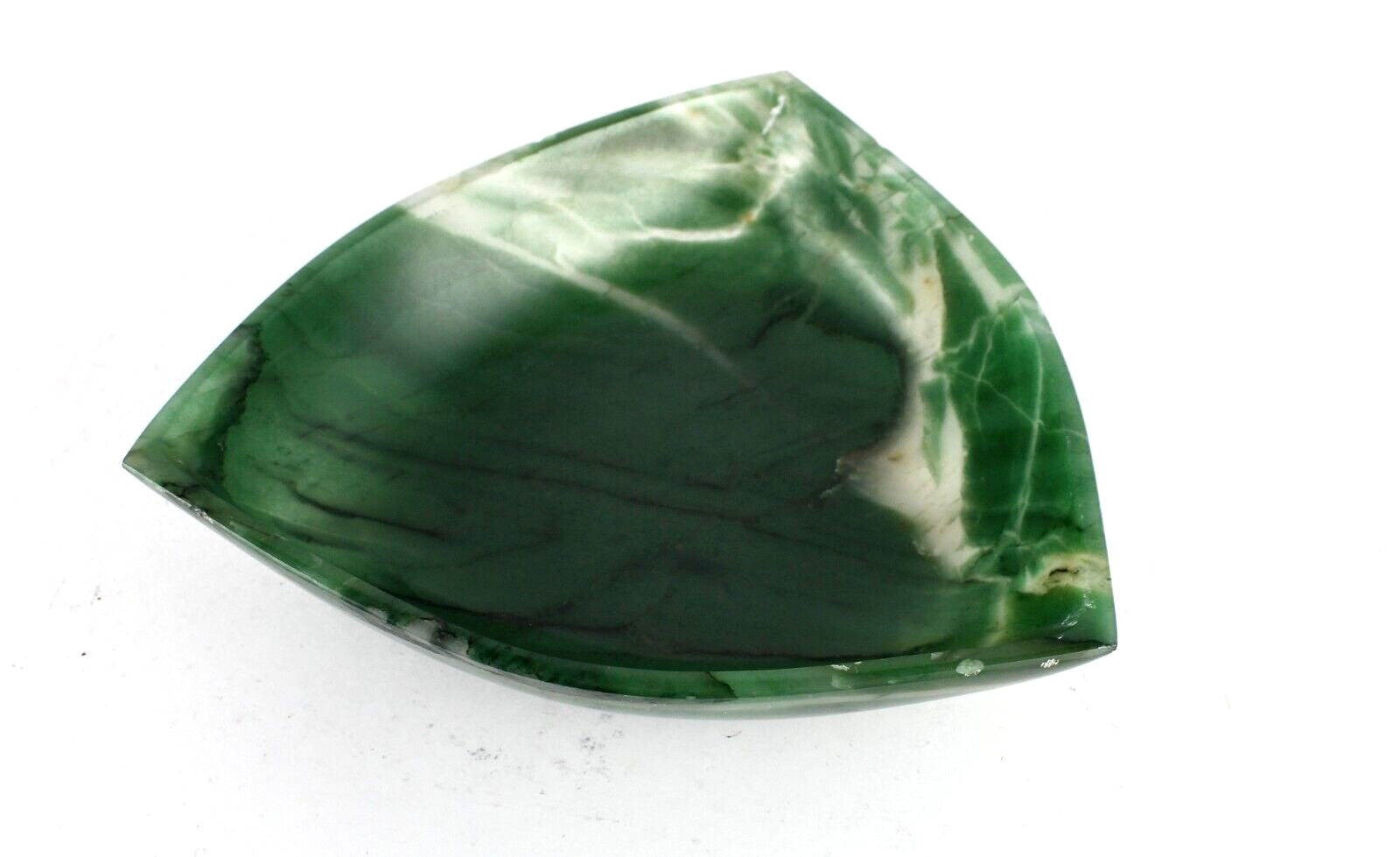 Unique Green Aventurine Quartz Carved Bowl 1082 Ct Gemstone Decor