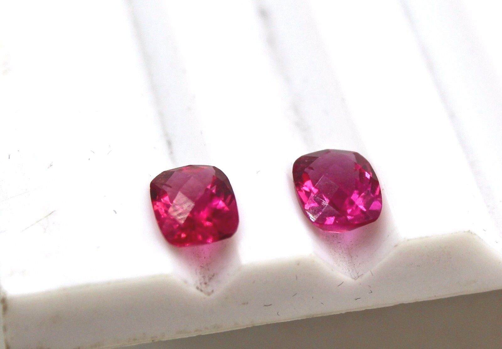 NATURAL PINK TOURMALINE RUBELLITE CUT 8X6 MM 2.68 CTS GEMSTONE FOR EARRING