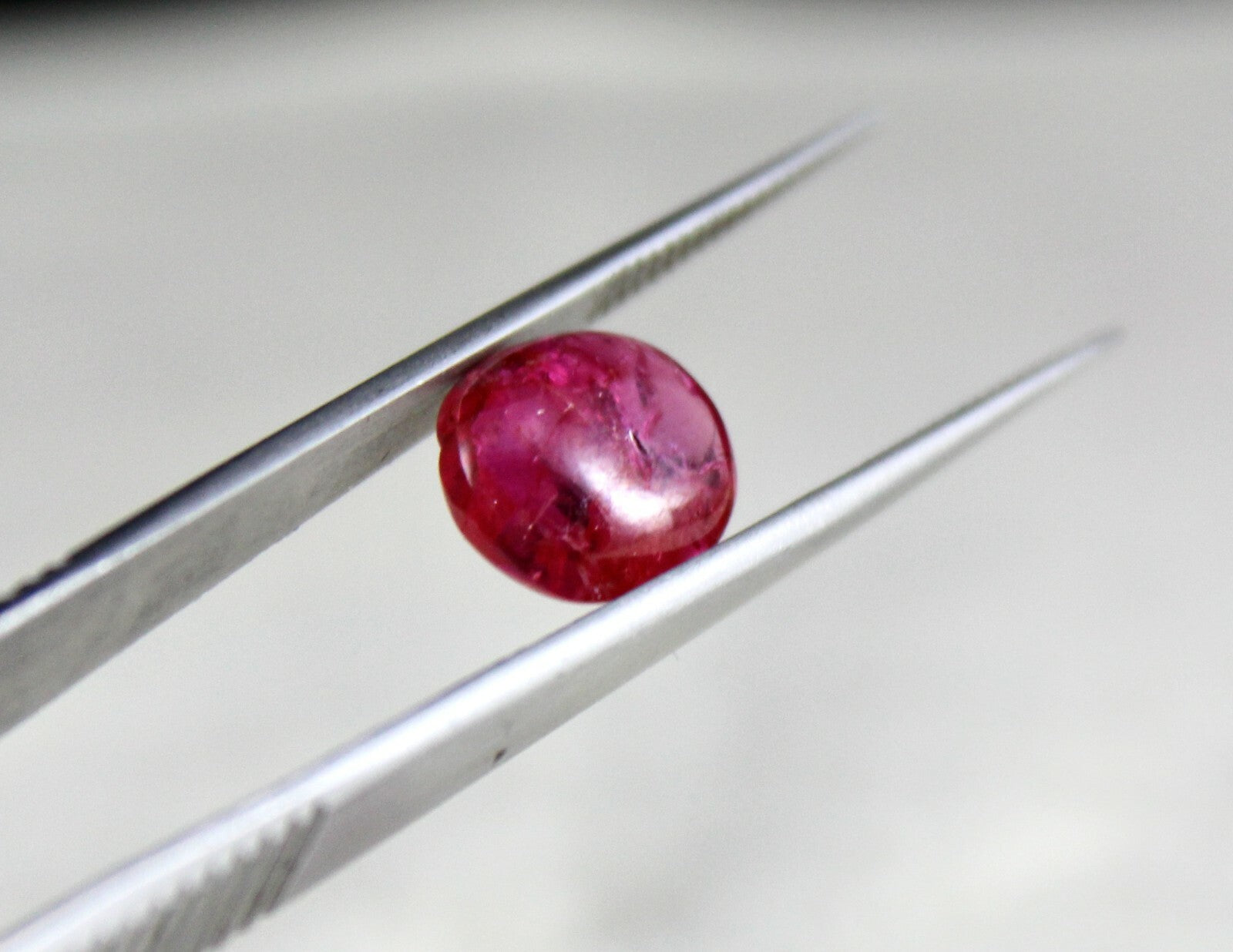 Certified Natural Ruby 12.23 Ct Oval Cabochon Loose Gemstone For 3 Stone Ring