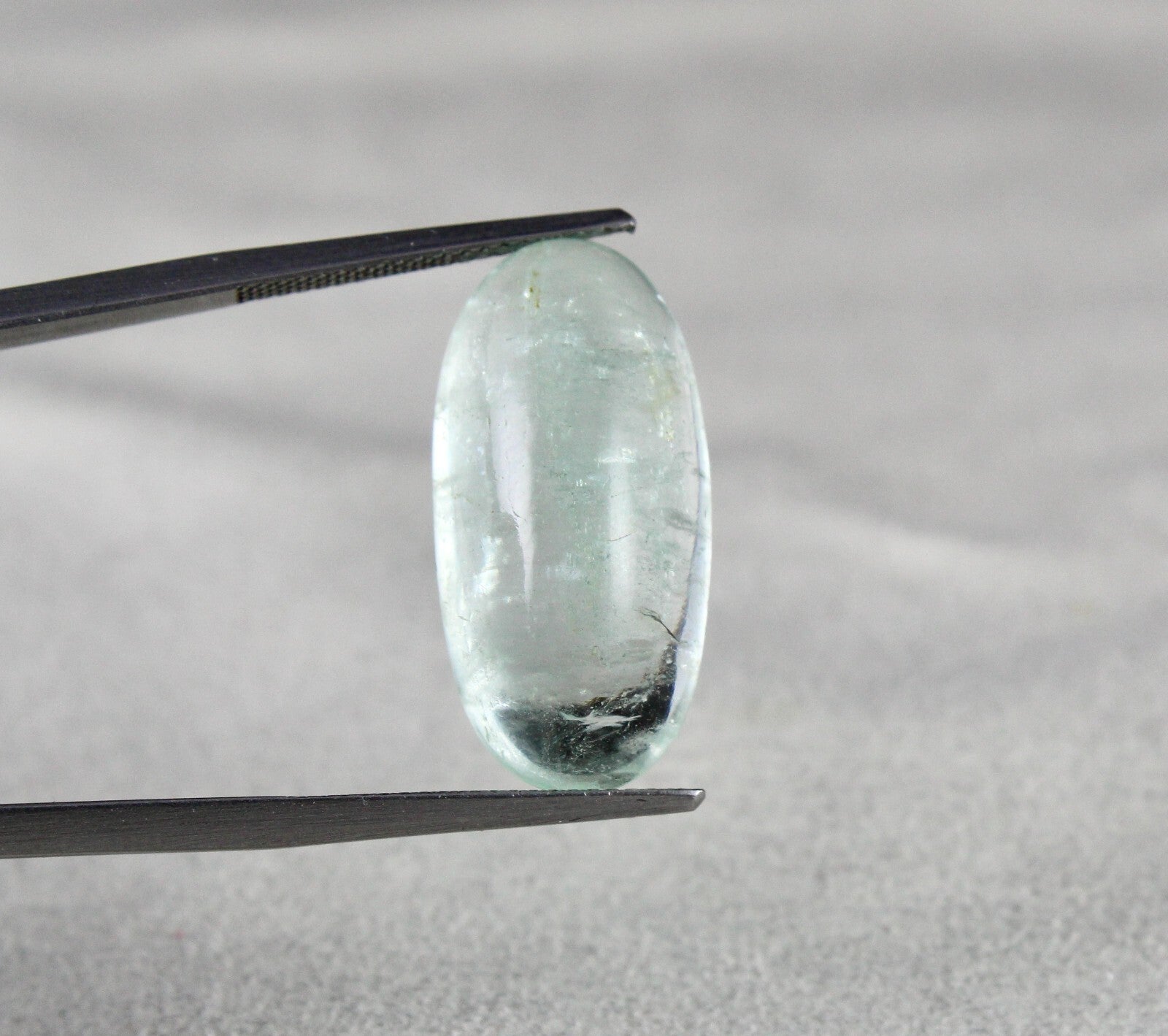 Certified Natural Colombian Beryl Emerald 17.63 Ct Oval Cabochon Ring Pendant