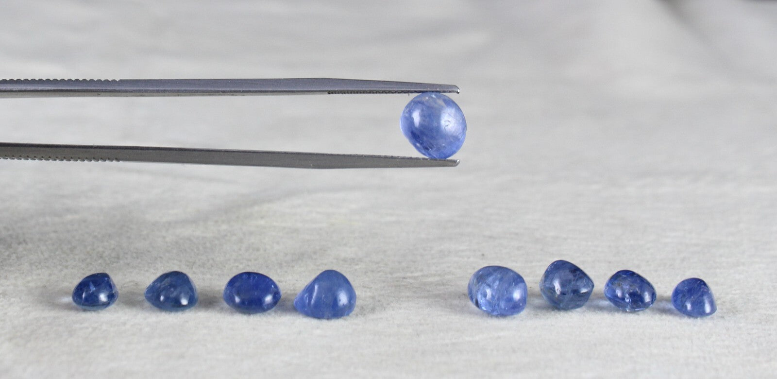 Certified Natural Burmese Blue Sapphire 31.69 Ct Oval Cabochon Bracelet