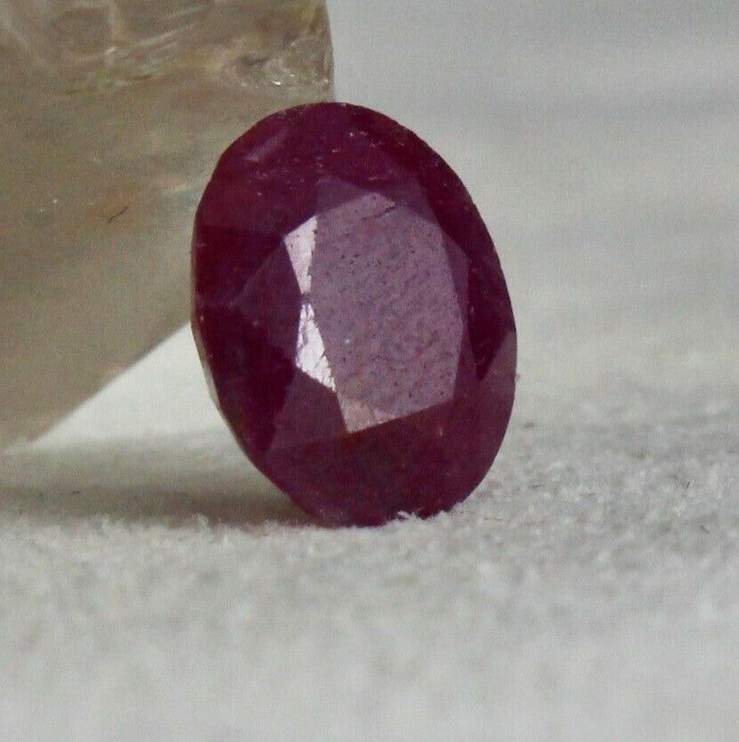 Untreated Natural Red Ruby Oval 3.69 Ct Astrology Gemstone Ring Pendant