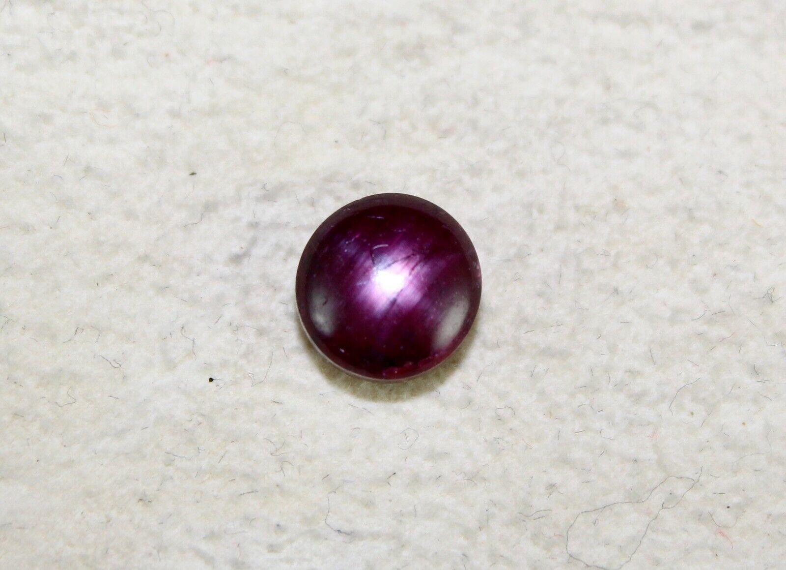 NATURAL 6 LINE STAR RUBY ROUND CABOCHON 2.66 CARATS GEMSTONE FOR RING PENDANT