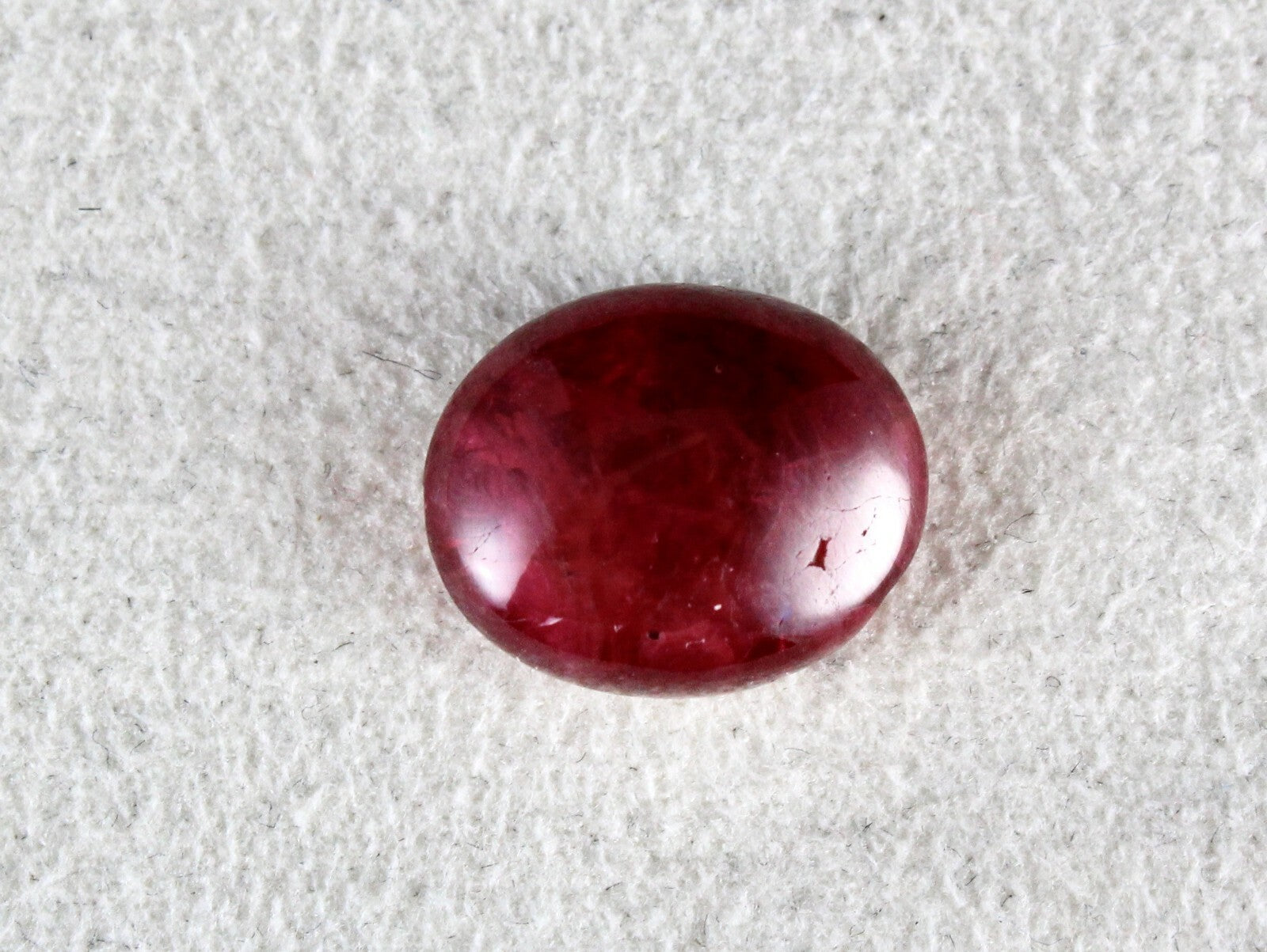 Certified Natural Red Spinel 9.46 Ct Cabochon 14x12mm Oval Gemstone Ring Pendant